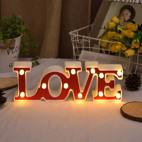 Love Décor Lights for Wall, Wedding and Bedroom